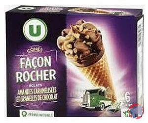 Rappel produit Cônes x6 384g U