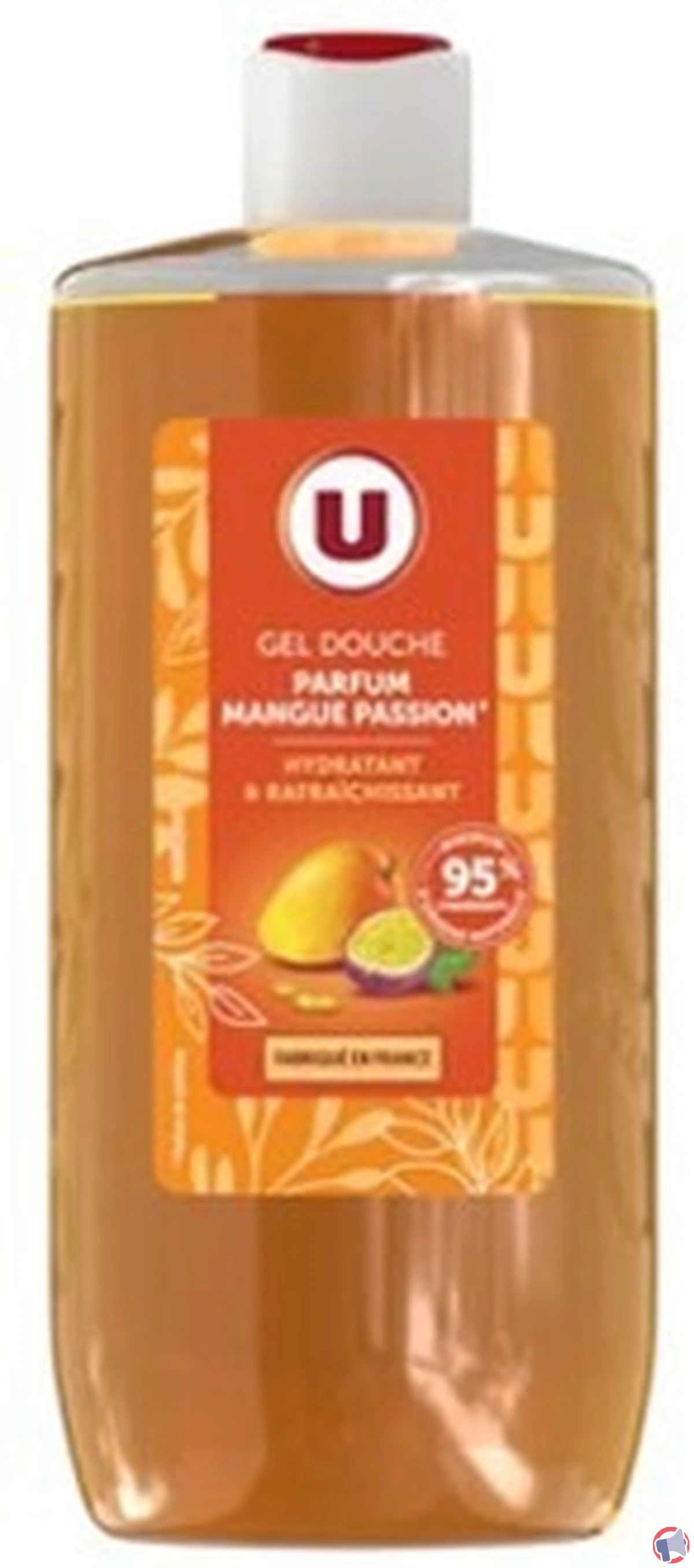 Rappel : u gel douche mangue passion by u (risques pour la peau et précautions à prendre)