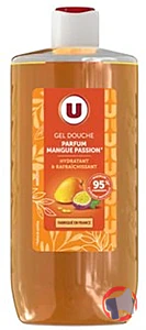 Rappel produit Gel douche mangue & passion BY U 250ml U