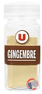 Rappel produit Gingembre moulu U format classique 26g U (photo numéro 1)