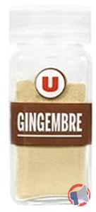 Rappel produit Gingembre moulu U format classique 26g U