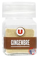 Rappel produit Gingembre moulu U format petit 12g U (photo numéro 1)