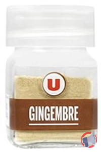 Rappel produit Gingembre moulu U format petit 12g U