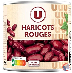 Rappel produit Haricots rouges U 1/2 250g U