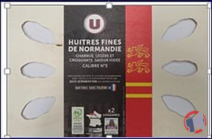 Rappel produit Huître creuse fine U n°3 x24 U