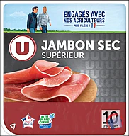 Rappel produit JAMBON SEC SUPÉRIEUR U 10 tranches 200 g U