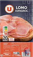 Rappel produit LOMO ESPAGNOL 20 tranches U 100g U (photo numéro 1)