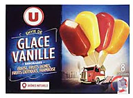 Rappel produit Mini bâtonnets vanille enrobages de fruits U x8 276g U (photo numéro 1)
