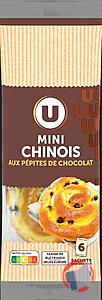 Rappel produit MINI CHINOIS AUX PEPITES CHOCOLAT U X 6 300g U