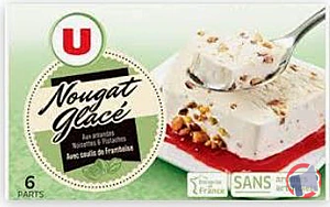 Rappel produit Nougat glacé U