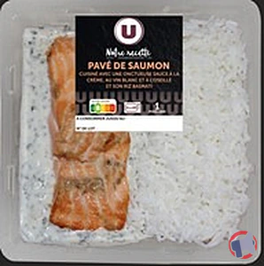 Rappel produit PAVE DE SAUMON SAUCE A L’OSEILLE ET RIZ BASMATI 270G PE U
