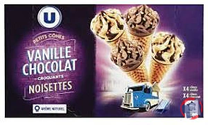 Rappel produit Petits cônes x8 344g U
