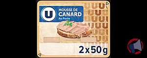 Rappel produit Pluieurs références de Pâtés, moussesterrines U U