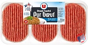 Rappel produit Viande hachée U et PRIX MINI