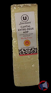 Rappel produit Cantal Entre Deux AOP au Lait cru U SAVEURS