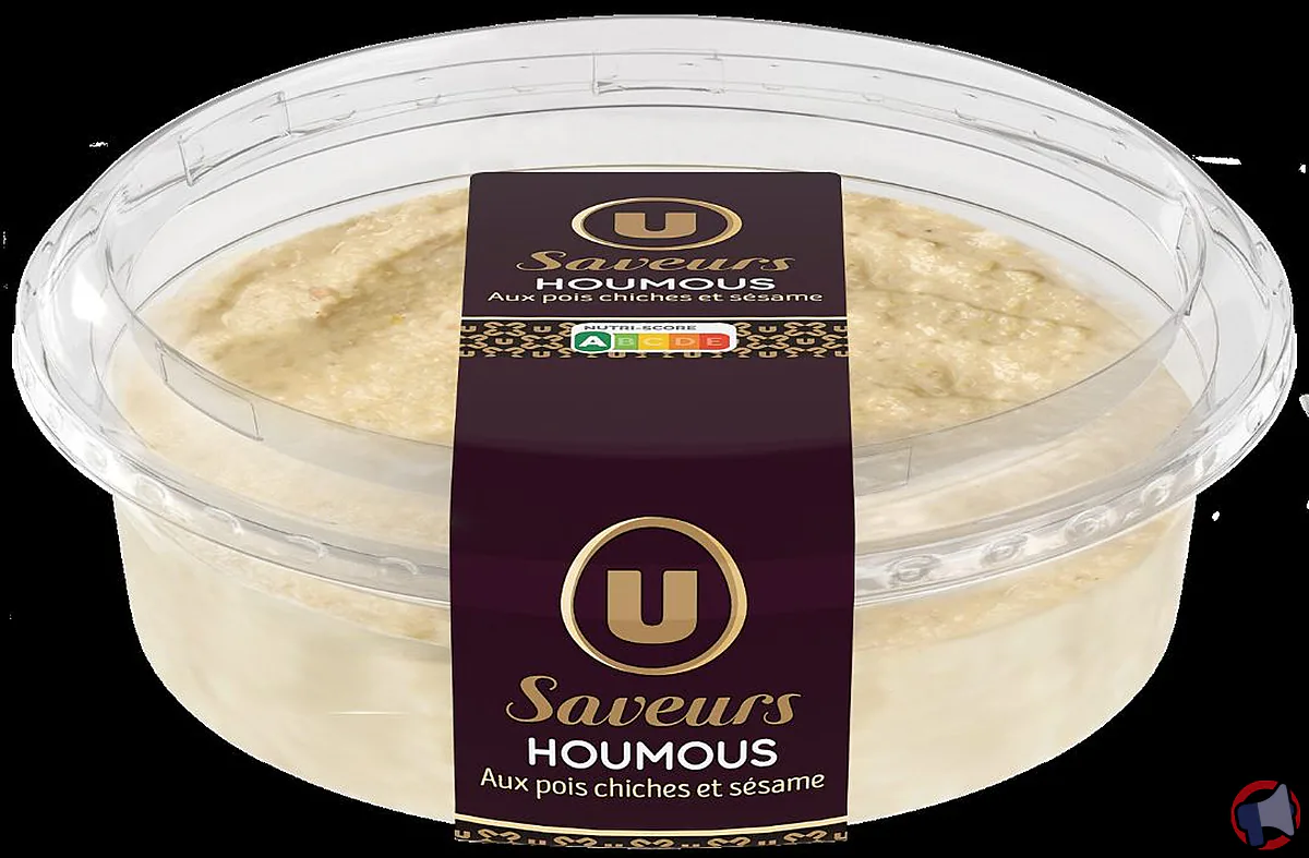 Rappel de houmous U Saveurs pour risque de salmonellose