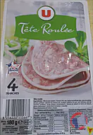 Rappel produit Tête roulée U barquette 4 tranches 180g U (photo numéro 1)
