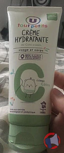 Rappel produit Crème hydratante bébé U tout Petit