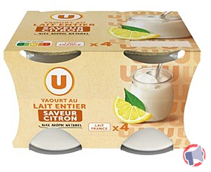Rappel produit Yaourts Pot verre U