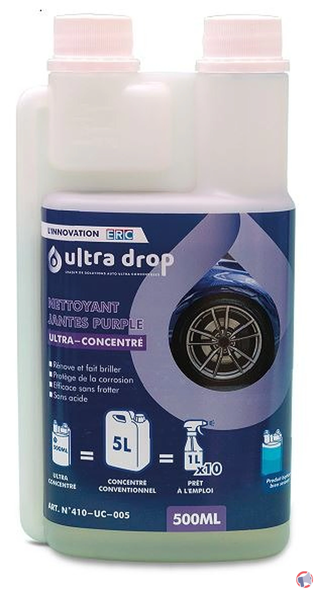 Rappel produit : Nettoyant Jantes Purple de la marque Ultra Drop