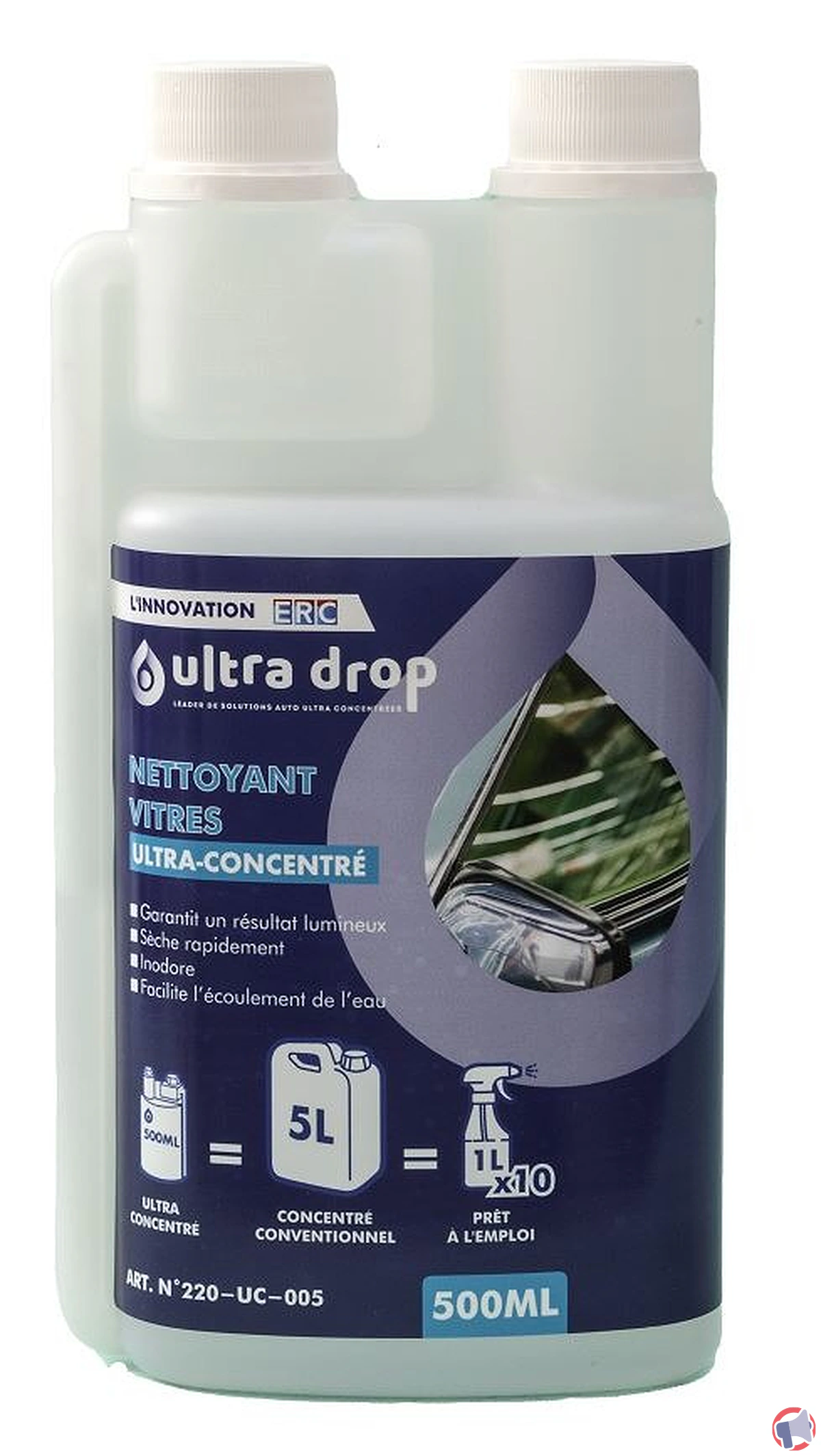 Rappel produit : Nettoyant vitres Ultra Drop en raison d'un risque chimique