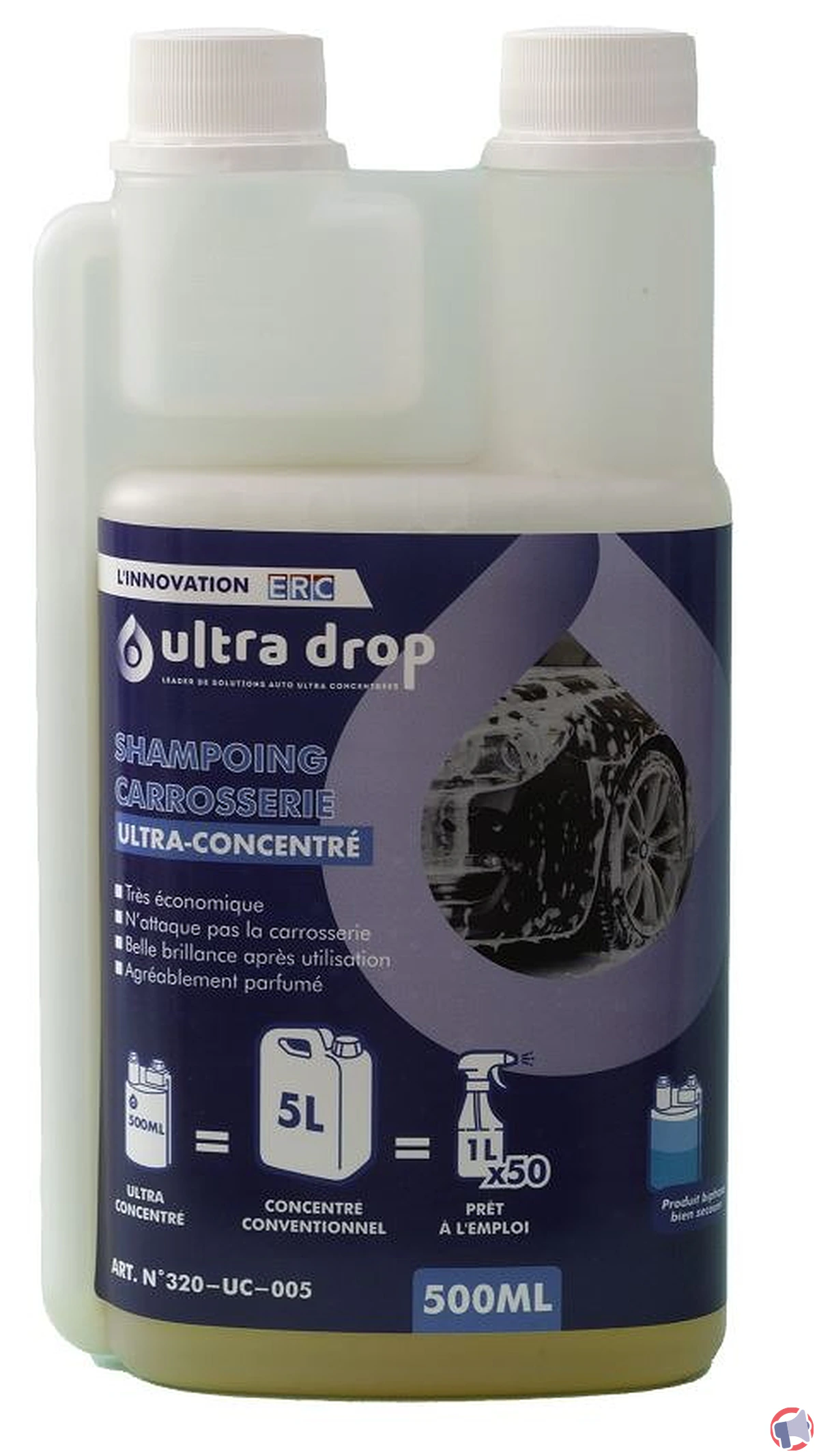 Rappel produit : shampoing carrosserie Ultra Drop en raison d'un risque chimique
