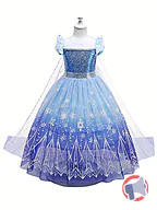 Rappel produit Robe Princesse Envoûtante en Tulle avec LED et Détails Pailletés - Manches Bouffante / Girl's Princess LED Dress, Sequin Decor Puff Sleeve Tulle Dress, Fairy Tale Character Cosplay Costume UPORPOR (photo numéro 1)