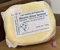Rappel produit Beurre cru doux Les Vaches de Fadainville (photo numéro 1)