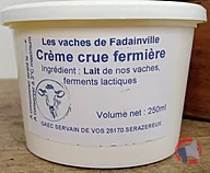 Rappel produit Crème crue Les Vaches de Fadainville