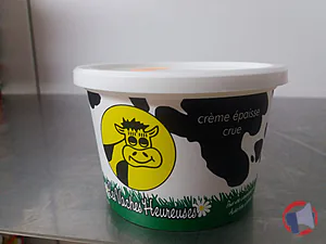 Rappel produit Crème épaisse crue Les Vaches Heureuses