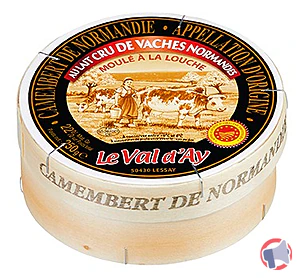 Rappel produit Fromages au lait cru VAL D'AY