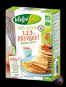 Rappel produit MIX SPECIAL CREPES 1.2.3...PÂTISSEZ ! VALPIBIO