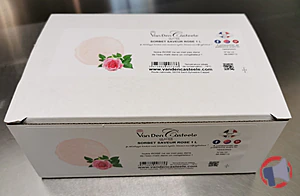 Rappel produit SORBET PLEIN FRUIT ROSE 1L VAN DEN CASTEELE