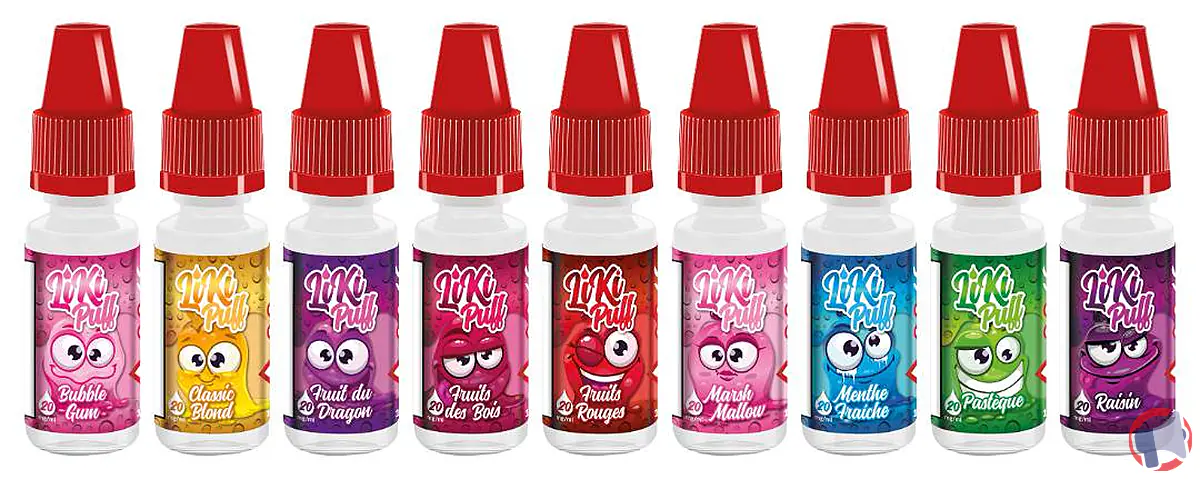 Rappel de l'e-liquide LikiPuff 20mg/ml de Vap Nation : avertissements sanitaires insuffisants
