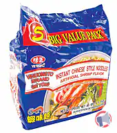 Rappel produit Nouilles instantanées saveur crevette VE WONG / Vihuongto Brand (photo numéro 1)