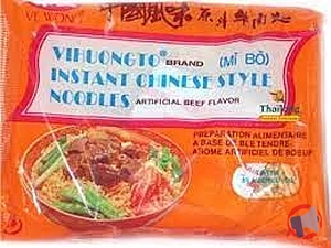 Rappel produit Nouilles instantanées saveur boeuf VE WONG - VIHUONGTO