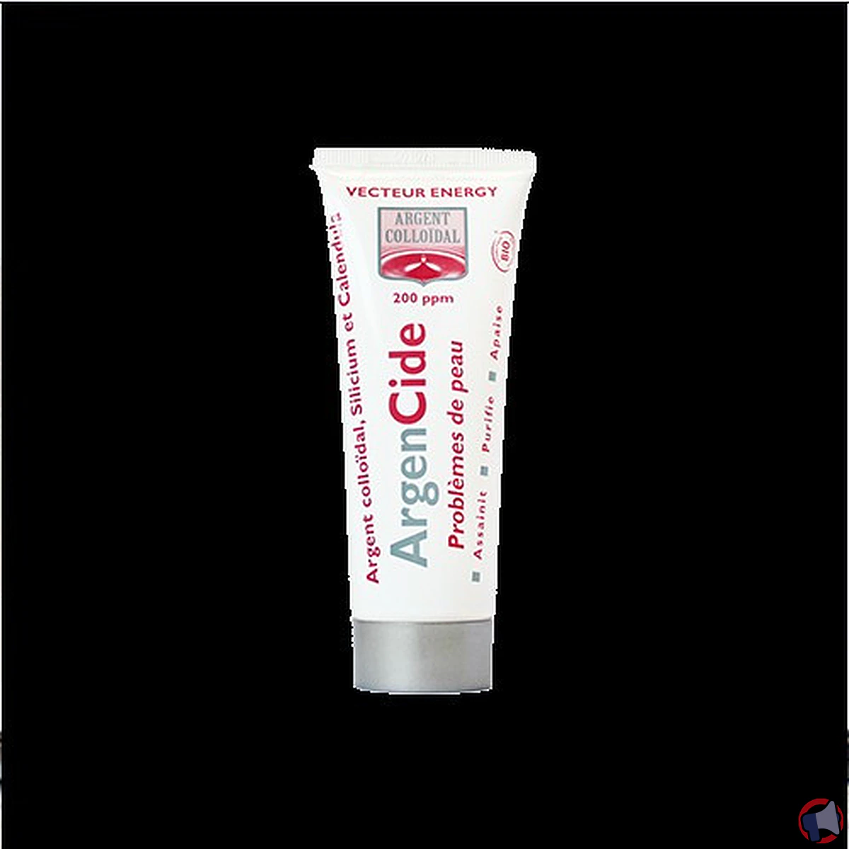 Rappel : vecteur energy crème hygiène à l’argent colloïdal