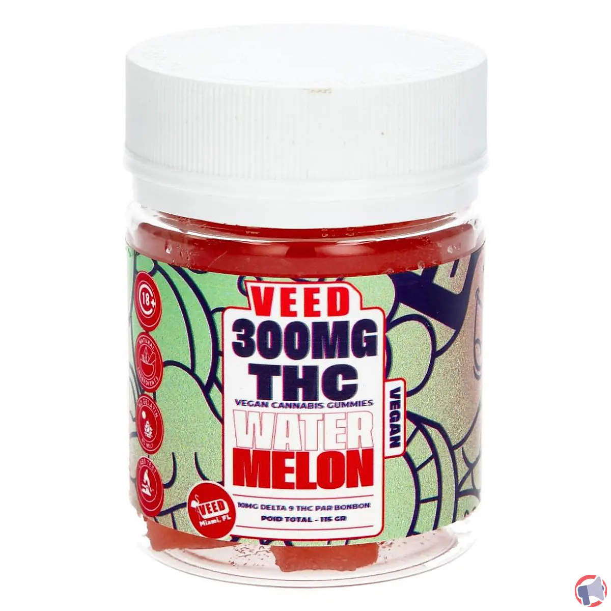 Rappel de bonbons VEED 300mg THC : risque lié à la présence de cannabinoïdes