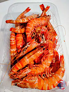 Rappel produit CREVETTES CUITES DE PÊCHE 10/20 VENTE AU RAYON POISSONNERIE TRADITIONNELLE