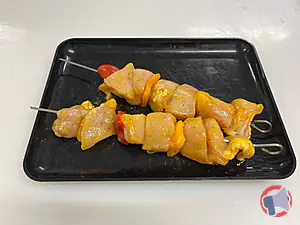 Rappel produit Brochette de poulet mariné saveur bali Vente au rayon traditionnelle