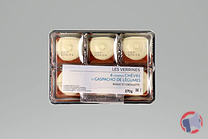 Rappel produit VERRINES CHEVRE GASPACHO DE LEGUMES 45G*6