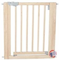 Rappel produit VERTBAUDET Barrière de sécurité en bois coloris naturel de marque VERTBAUDET