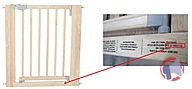 Rappel produit Barrière de sécurité en bois coloris naturel de marque VERTBAUDET VERTBAUDET (photo numéro 2)