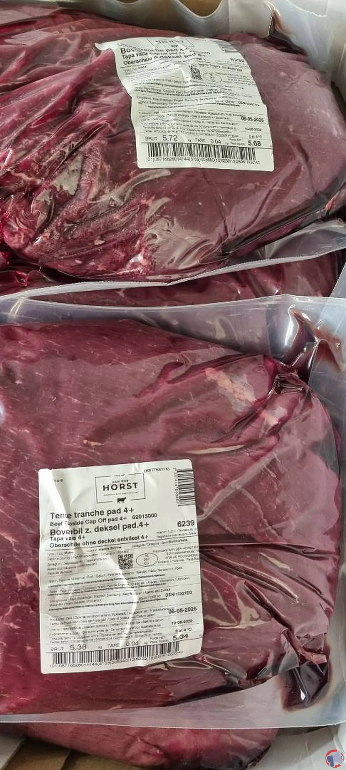 Rappel de produit : viande bovine conditionnée sous vide - DLC erronée