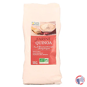 Rappel produit FARINE DE QUINOA 500G LA VIE CLAIRE