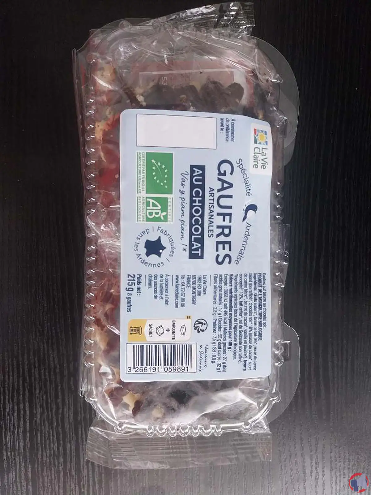 Rappel vie claire gaufres pur beurre chocolat noir : pourquoi vérifier le produit ?