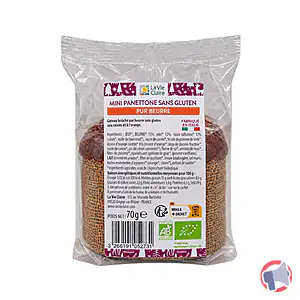 Rappel produit Mini Panettone sans gluten La Vie Claire