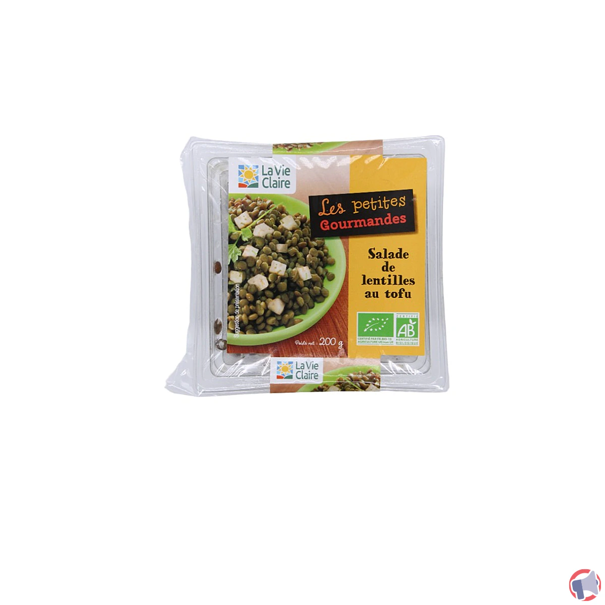 Rappel produit : salade de lentilles au tofu de la marque La Vie Claire