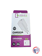 Rappel produit CHARGEUR TYPE C 20W/3A BOITE VIGUS B VIGUS B (photo numéro 1)