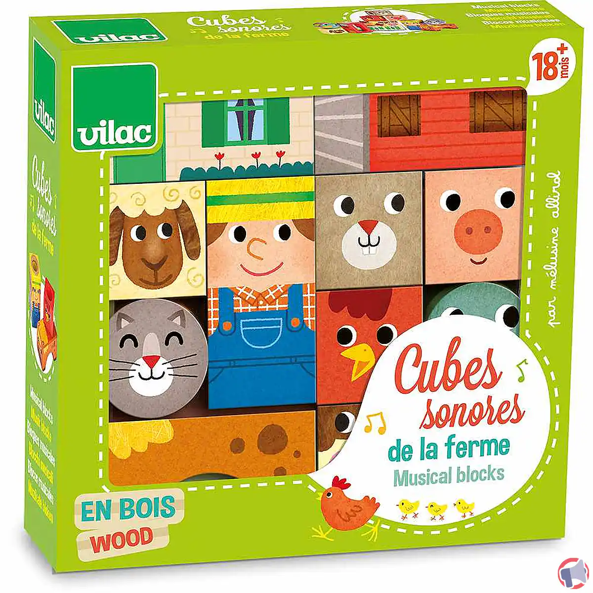 Rappel Vilac : cubes sonores « ferme » et risques pour les enfants, ce qu’il faut faire